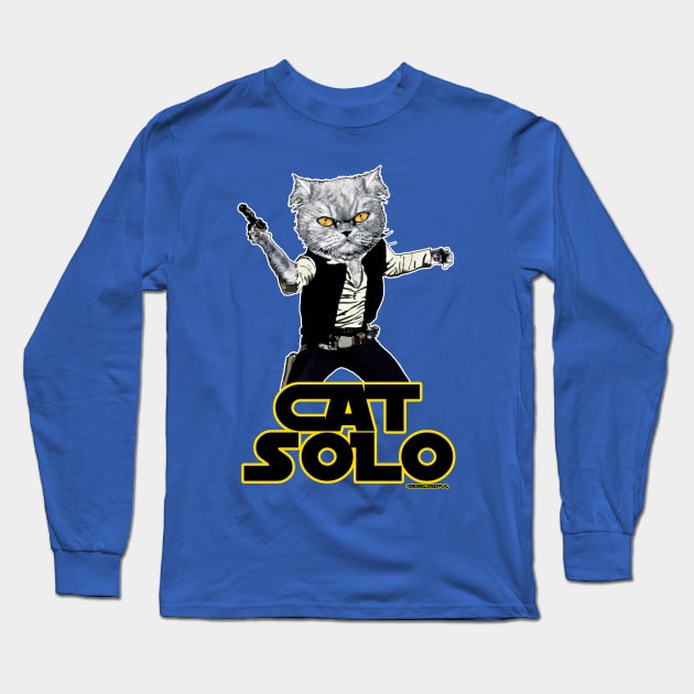 Cat solo Long Sleeve T-Shirt by darklordpug